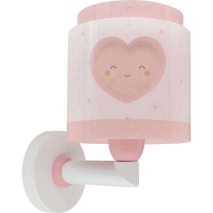 Dalber 76019S - Kinder-Wandleuchte BABY DREAMS 1xE27/15W/230V rosa