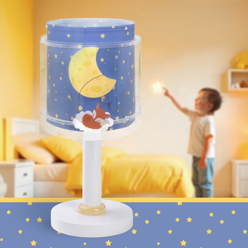 Dalber 76631 - LED Kinderlampe MOON DREAMS 1xG4/4W/230V blau