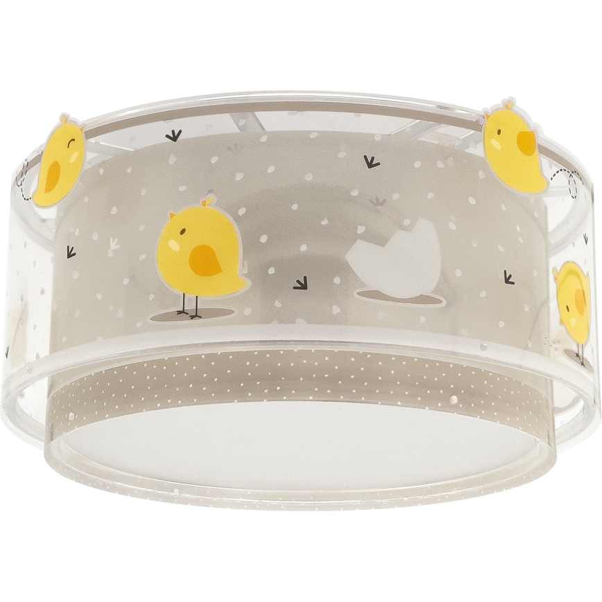 Dalber 76876 - Kinder-Deckenleuchte BABY CHICK 2xE27/15W/230V