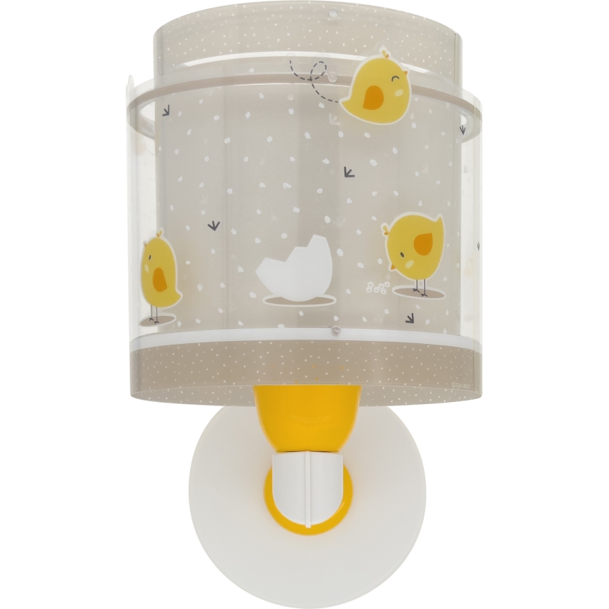 Dalber 76879 - Kinder-Wandleuchte BABY CHICK 1xE27/15W/230V