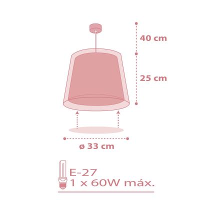 Dalber 81192S - Kinderleuchte LIGHT FEELING 1xE27/60W/230V