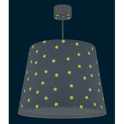 Dalber 82212T - Kinder-Kronleuchter STAR LIGHT 1xE27/60W/230V blau