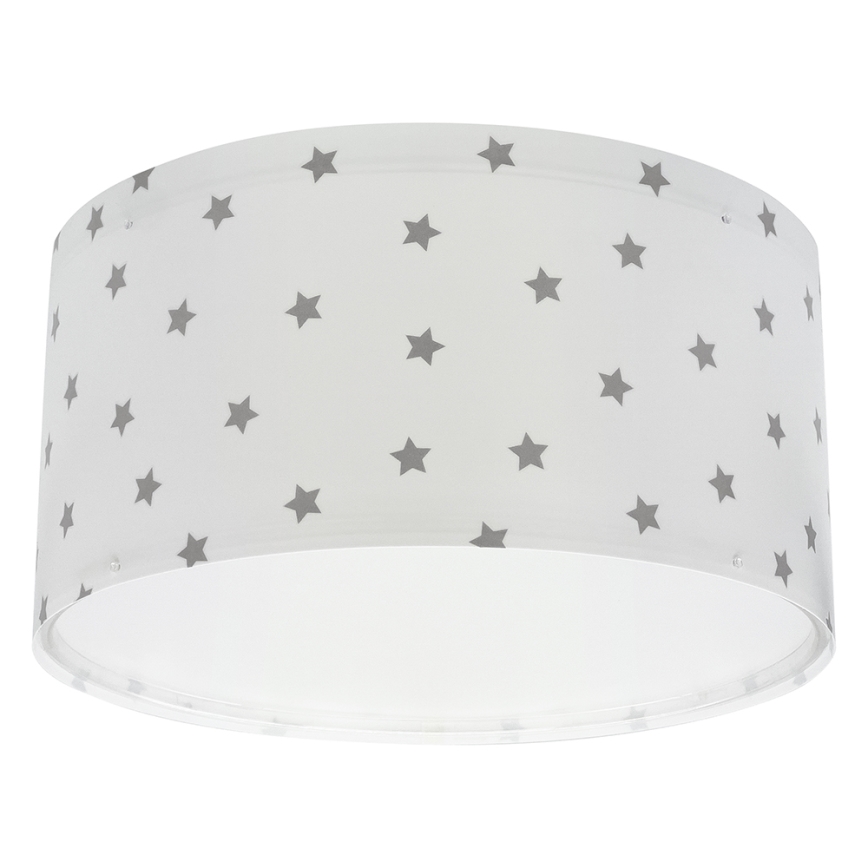 Dalber 82216B - Kinder Deckenleuchte STAR LIGHT 2xE27/60W/230V weiß