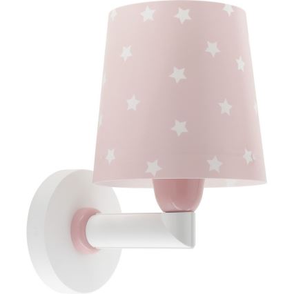 Dalber 82219S - Kinder-Wandleuchte STAR LIGHT 1xE27/60W/230V rosa