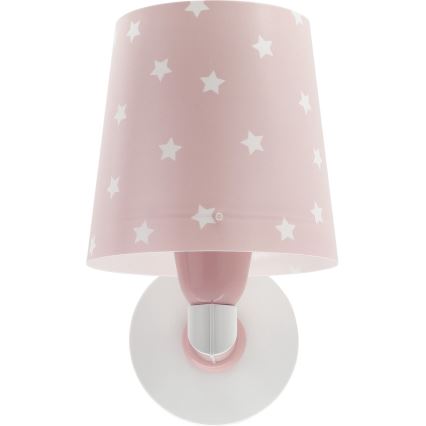 Dalber 82219S - Kinder-Wandleuchte STAR LIGHT 1xE27/60W/230V rosa