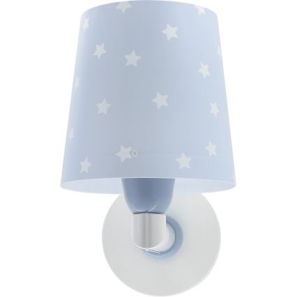 Dalber 82219T - Kinder-Wandleuchte STAR LIGHT 1xE27/60W/230V blau