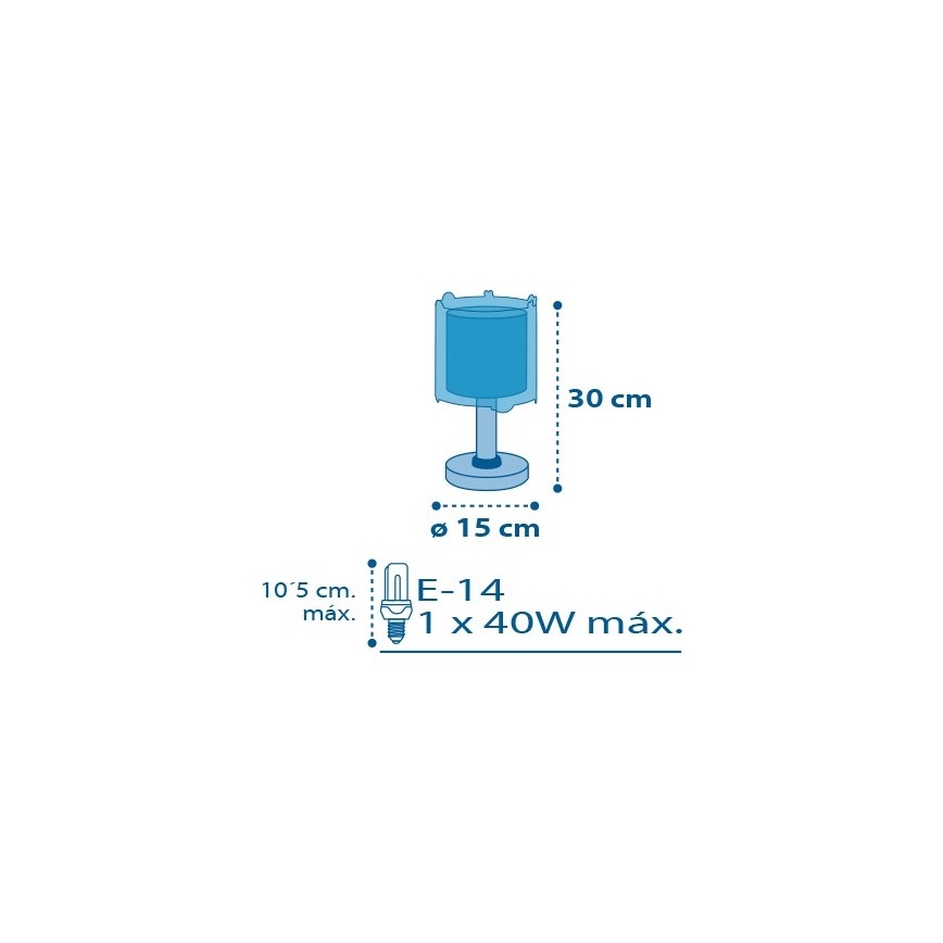 Dalber D-41341 - Kinderleuchte PLANETS 1xE14/40W/230V