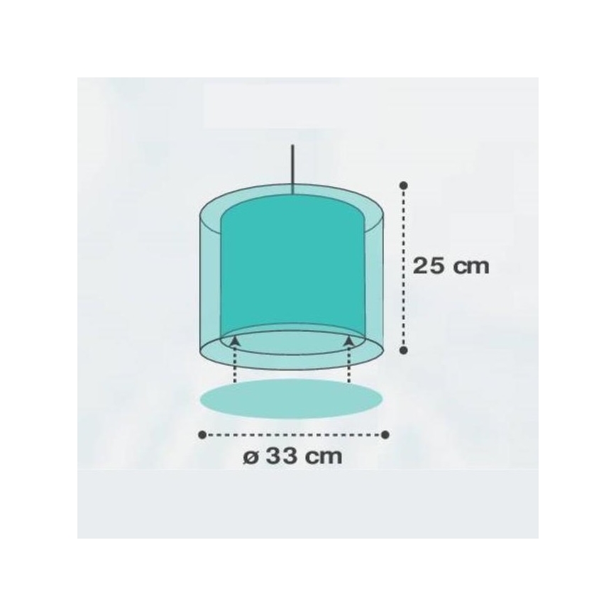 Dalber D-41412H - Kinderleuchter CLOUDS 1xE27/60W/230V
