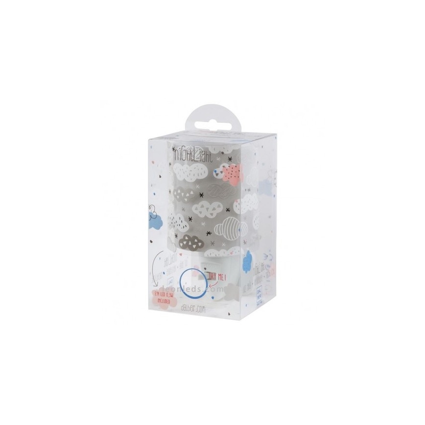 Dalber D-41415E - Lampe in die Steckdose CLOUDS LED/0,3W/230V