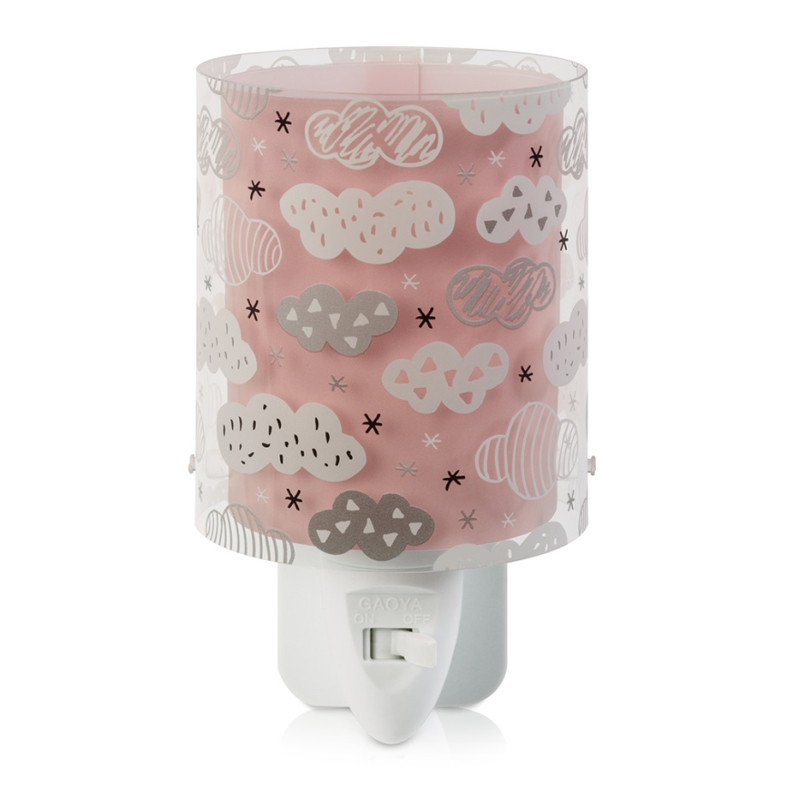 Dalber D-41415S - LED Kinder-Nachtleuchte CLOUDS 1xLED/0,3W/230V