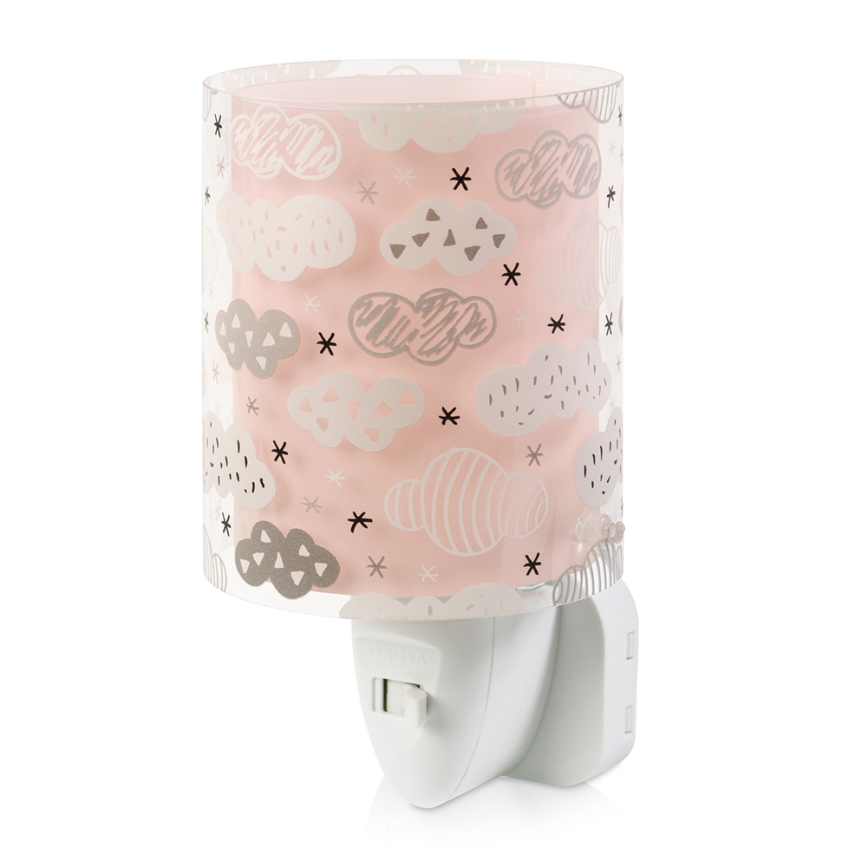 Dalber D-41415S - LED Kinder-Nachtleuchte CLOUDS 1xLED/0,3W/230V