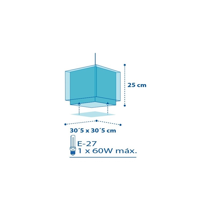 Dalber D-43422 - Kinderzimmerleuchte PETIT MARIN 1xE27/60W/230V