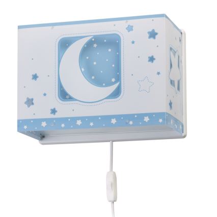 Dalber D-63238T - Kinder-Wandleuchte MOONLIGHT 1xE27/60W/230V