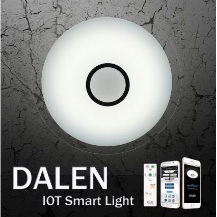 Dalen DL-C319TW - LED Dimmbare Deckenleuchte SMART 1xLED/38W/230V