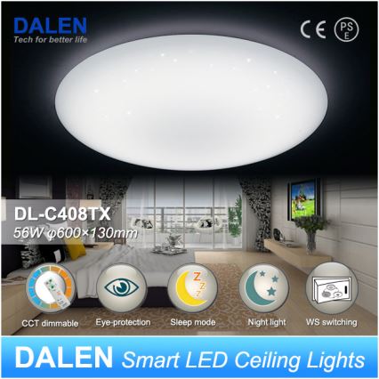 Dalen DL-C408TX - LED-Deckenleuchte dimmbar STAR SKY LED/56W/230V