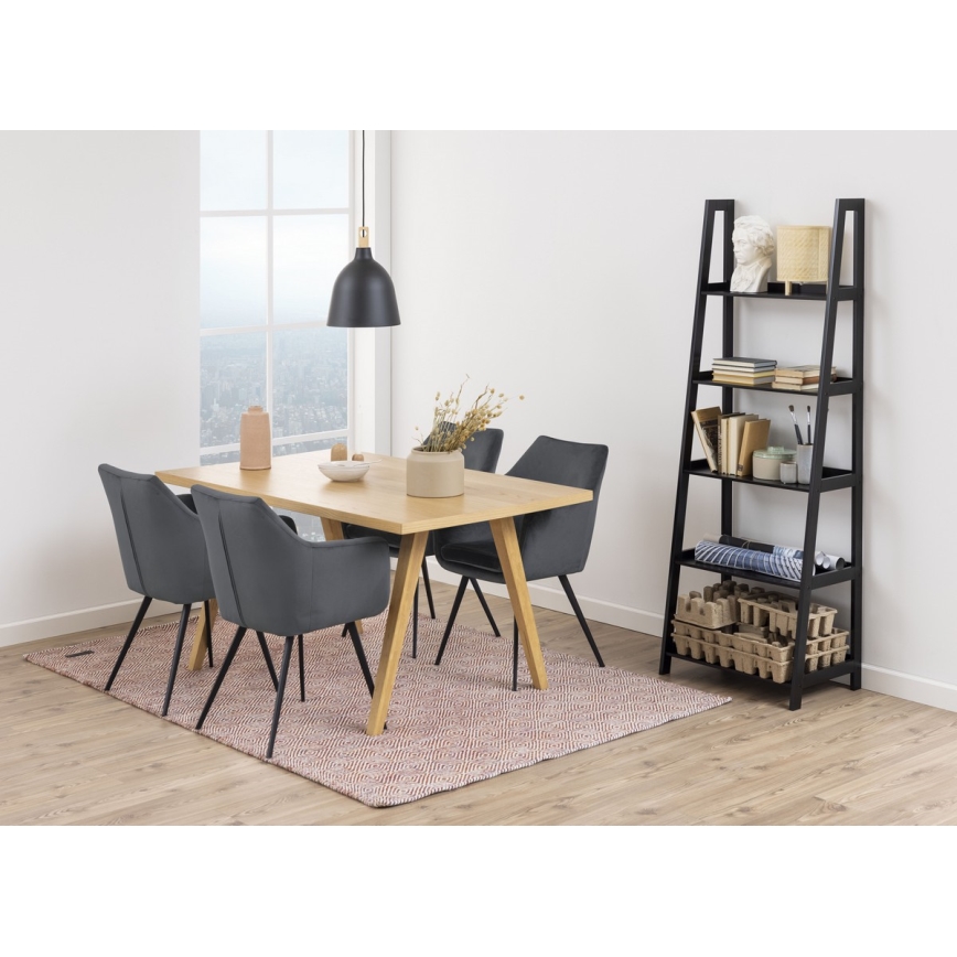 DAMON Bücherregal schwarz