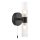 Där Lighting BOL0922 - Badezimmer-Wandleuchte BOLTON 2xG9/5W/230V IP44 schwarz