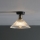 Där Lighting BOY0175 - Deckenleuchte BOYD 1xE27/60W/230V Ø 25 cm Messing/klarglas