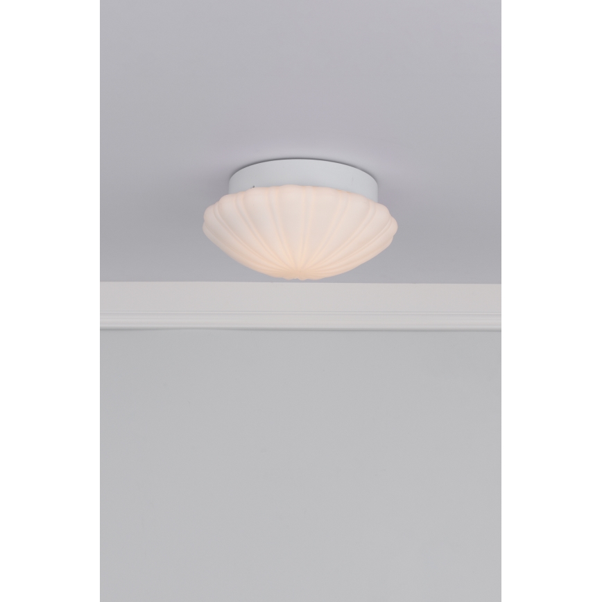 Där Lighting CAF502 - Badezimmer-Deckenleuchte CAFE 1xE27/60W/230V Ø 27 cm IP44 weiß