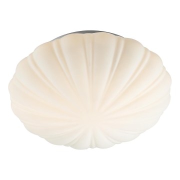 Där Lighting CAF502 - Badezimmer-Deckenleuchte CAFE 1xE27/60W/230V Ø 27 cm IP44 weiß