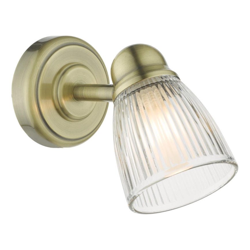 Där Lighting CED0775 - Badezimmer-Wandleuchte CEDRIC 1xG9/25W/230V IP44 Messing