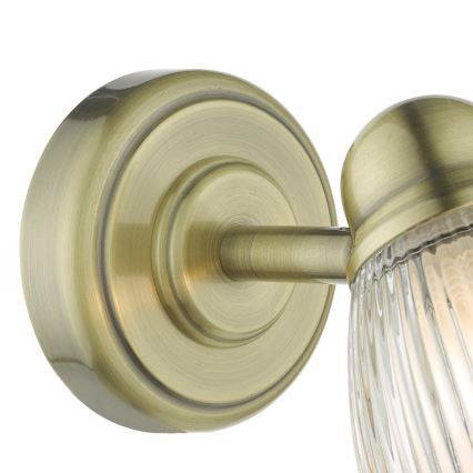 Där Lighting CED0775 - Badezimmer-Wandleuchte CEDRIC 1xG9/25W/230V IP44 Messing