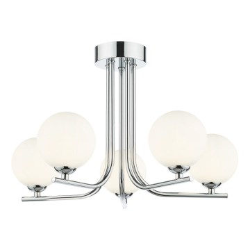 Där Lighting CRA5450-02 - Stangenpendelleuchte CRADLE 5xG9/25W/230V, glänzender Chrom
