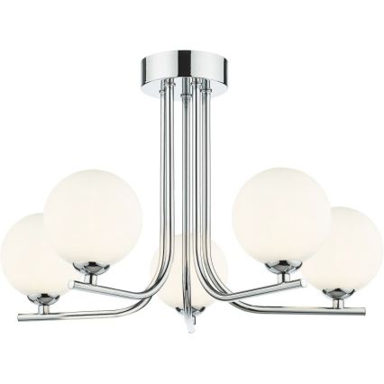 Där Lighting CRA5450-02 - Stangenpendelleuchte CRADLE 5xG9/25W/230V, glänzender Chrom