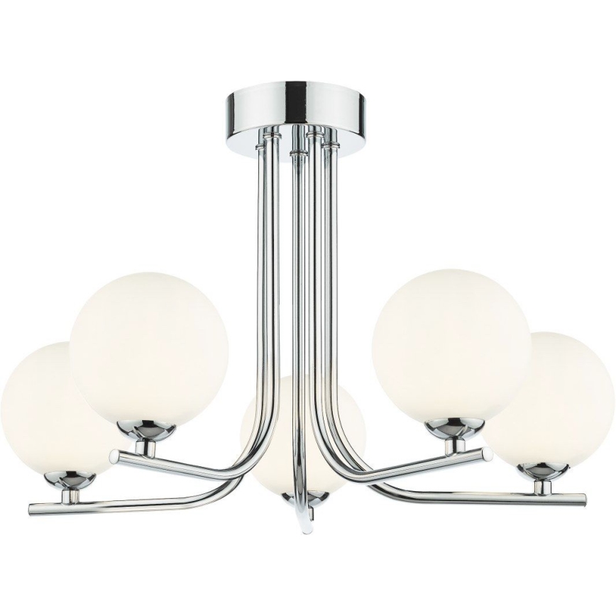 Där Lighting CRA5450-02 - Stangenpendelleuchte CRADLE 5xG9/25W/230V, glänzender Chrom