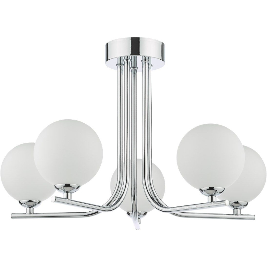 Där Lighting CRA5450-02 - Stangenpendelleuchte CRADLE 5xG9/25W/230V, glänzender Chrom