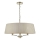 Där Lighting CRI0429 - Kronleuchter an Kette CRISTIN 4xE14/40W/230V Messing/taupe