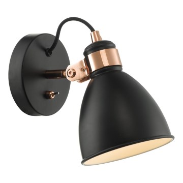 Där Lighting FRE0722 - Wandstrahler FREDERICK 1xE14/40W/230V schwarz