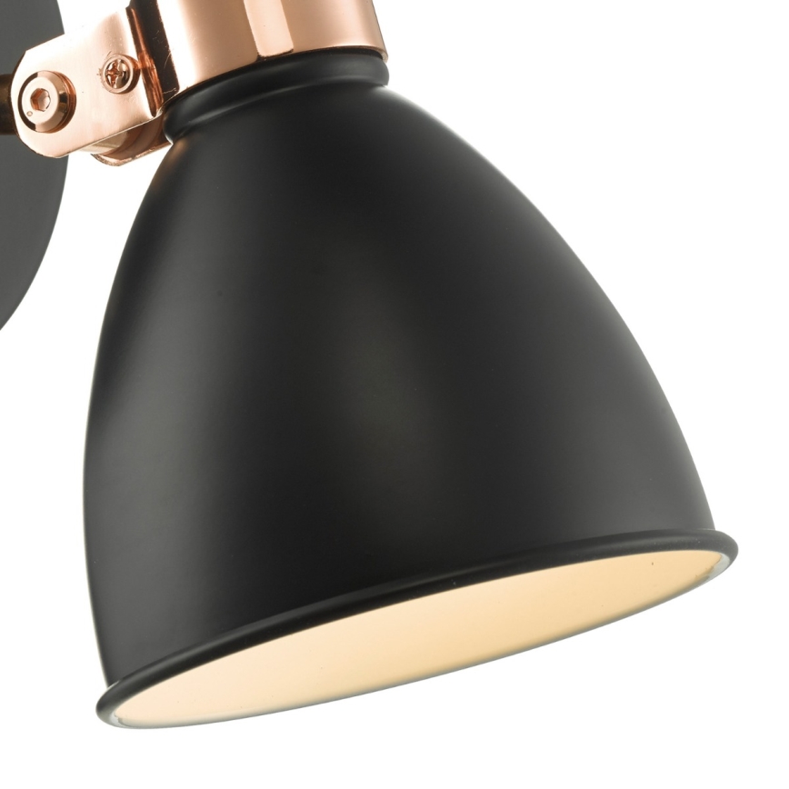 Där Lighting FRE0722 - Wandstrahler FREDERICK 1xE14/40W/230V schwarz