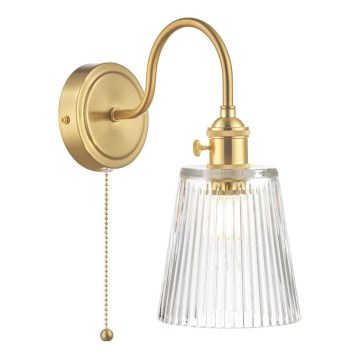Där Lighting HAD0740-05 - Wandleuchte HADANO 1xE14/40W/230V goldfarben