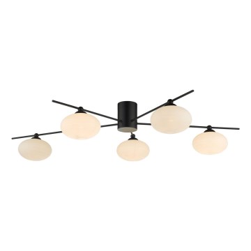 Där Lighting JAS5422 - Aufgesetzte Deckenleuchte JASPER 5xG9/25W/230V schwarz