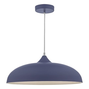 Där Lighting KAE0123 - Hängeleuchte KAELAN mit Kabelaufhängung, 1xE27/60W/230V, blau