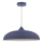 Där Lighting KAE0123 - Hängeleuchte KAELAN mit Kabelaufhängung, 1xE27/60W/230V, blau