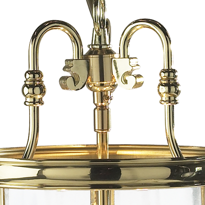 Där Lighting LAM0340 - Kronleuchter an Kette LAMBETH 3xE14/60W/230V Messing