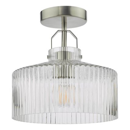 Där Lighting LEN4846 - Deckenleuchte LENKA 1xE27/60W/230V mattchrom
