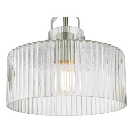 Där Lighting LEN4846 - Deckenleuchte LENKA 1xE27/60W/230V mattchrom