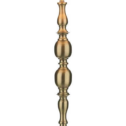 Där Lighting MAD4975 - Stehleuchte MADRID 1xE27/60W/230V braun/messing