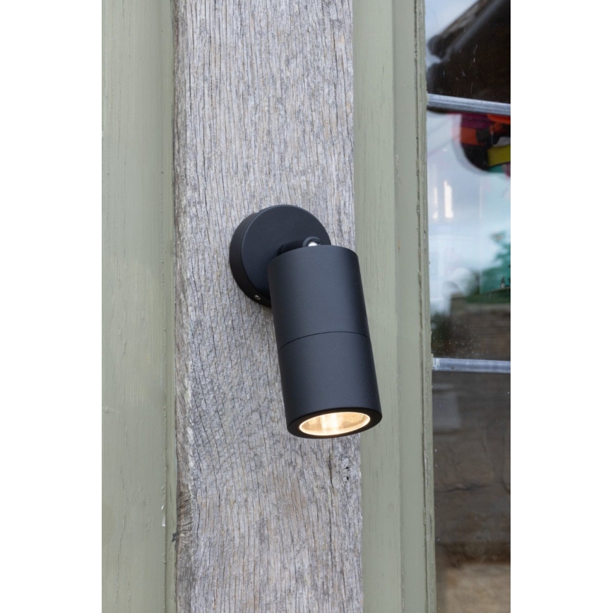 Där Lighting ORT0722 - LED-Außen-Wandspot ORTEGA 1xGU10/5W/230V IP65 schwarz