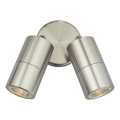 Där Lighting ORT0968 - LED-Außen-Wandspot ORTEGA 2xGU10/5W/230V IP65 glänzender Chrom