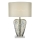Där Lighting SYR4235 - Tischleuchte SYRACUSE 1xE27/60W/230V glänzender Chrom/Creme