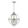 Där Lighting VAN0338 - Kronleuchter mit Kette VANESSA 3xE14/40W/230V glänzender Chrom