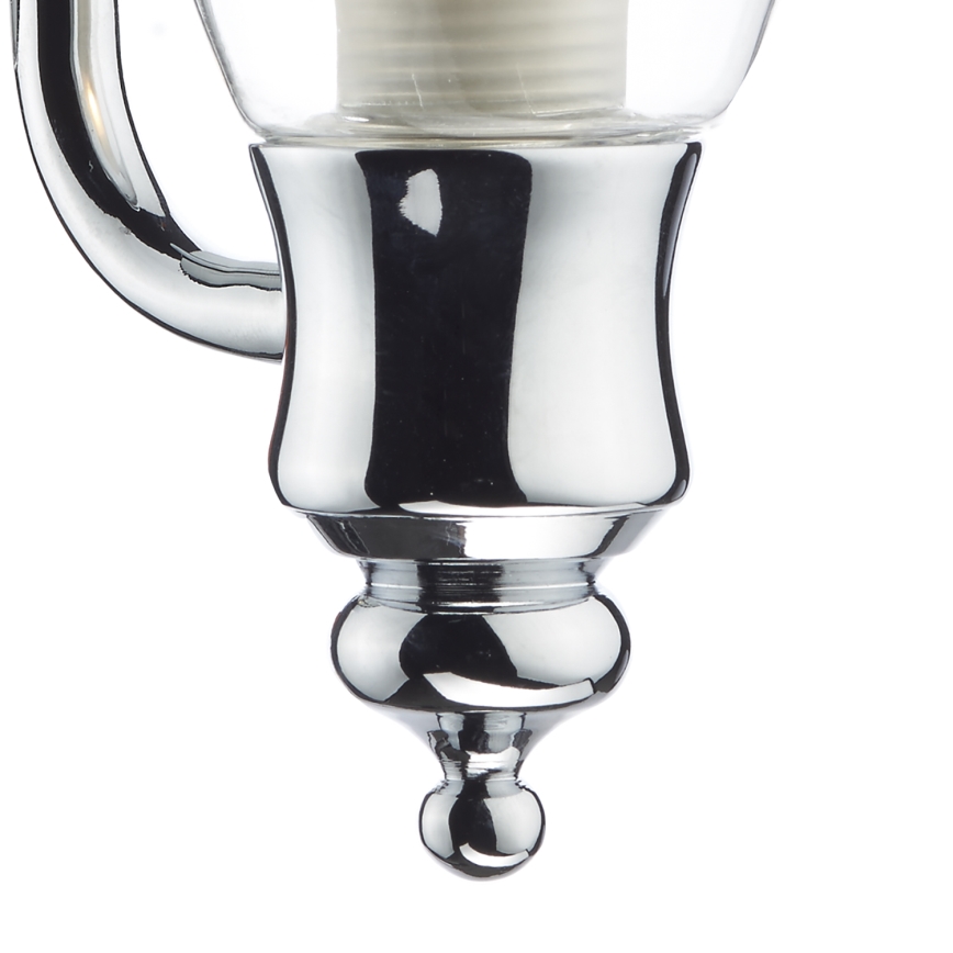 Där Lighting VES0750 - Badezimmer-Wandleuchte VESTRY 1xG9/25W/230V IP44 Hochglanz-Chrom