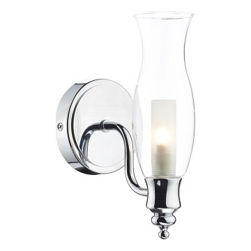 Där Lighting VES0750 - Badezimmer-Wandleuchte VESTRY 1xG9/25W/230V IP44 Hochglanz-Chrom