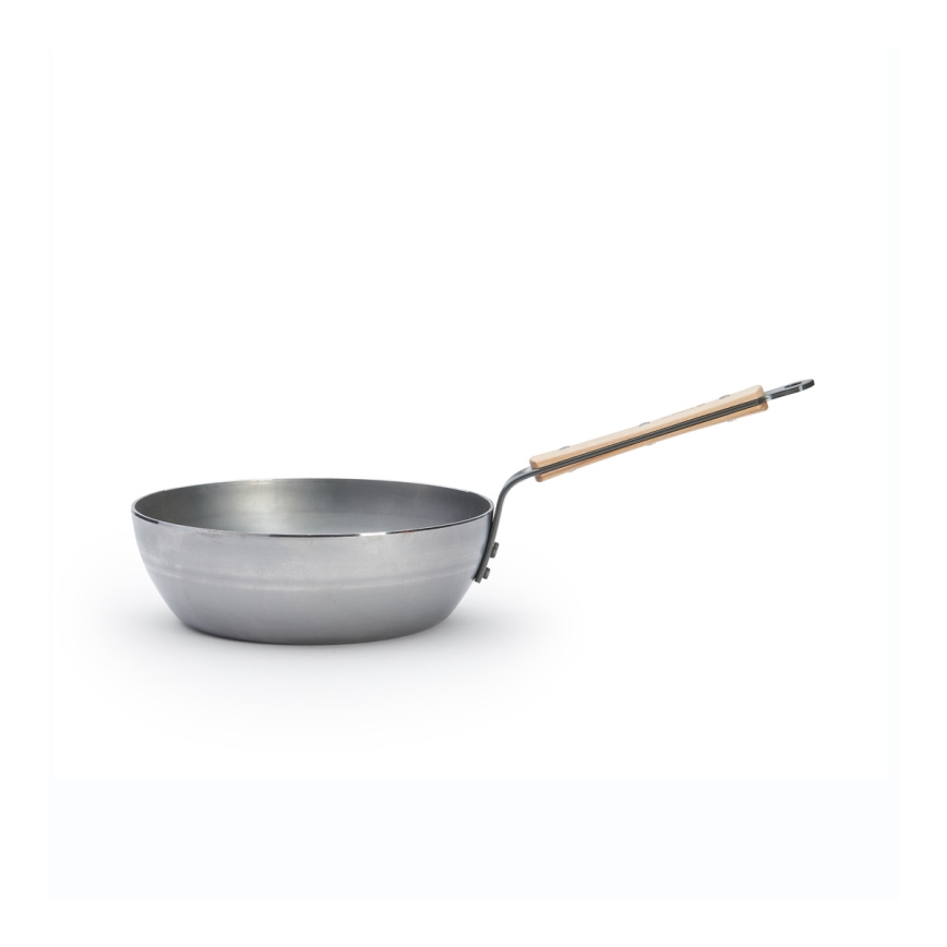 De Buyer 5714.24 - Tiefe Pfanne MINERAL B BOIS 24 cm