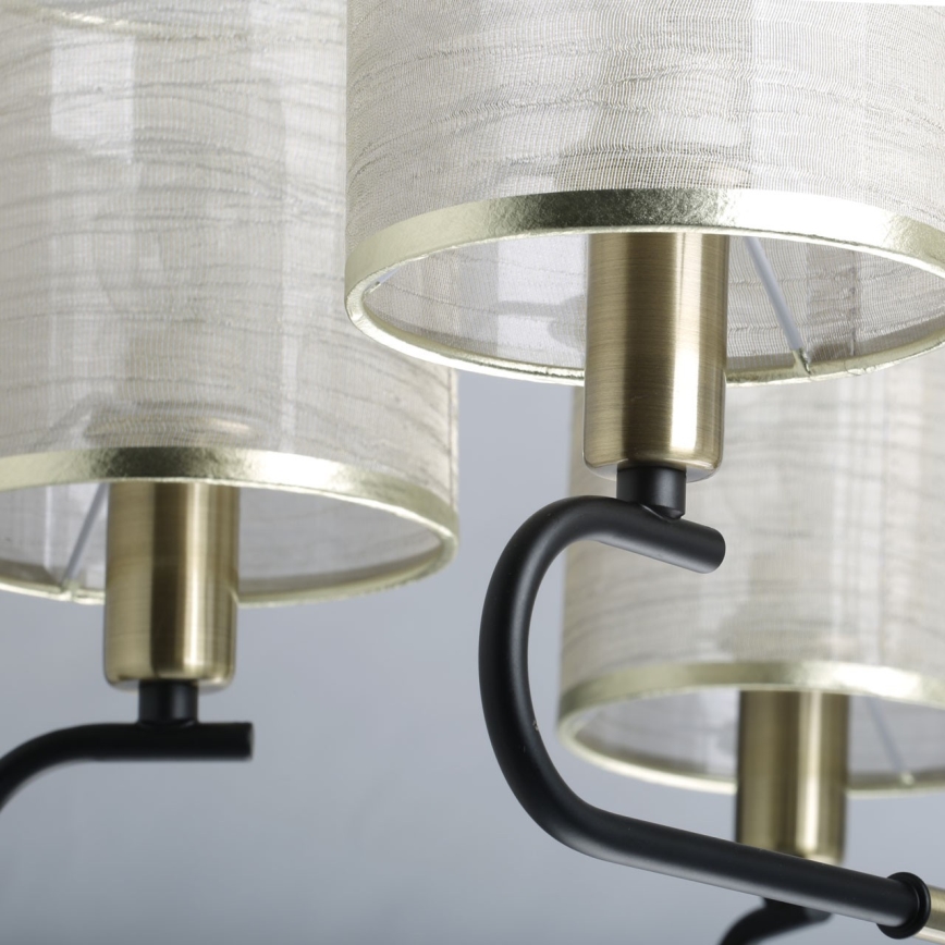 De Markt 667012106 - Stangen-Kronleuchter CONRAD 6xE14/40W/230V gold