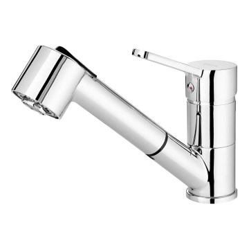 Deante BDN_071M - Wasserhahn/Armatur mit ausziehbarer Sprühvorrichtung NARCYZ glänzendes Chrom